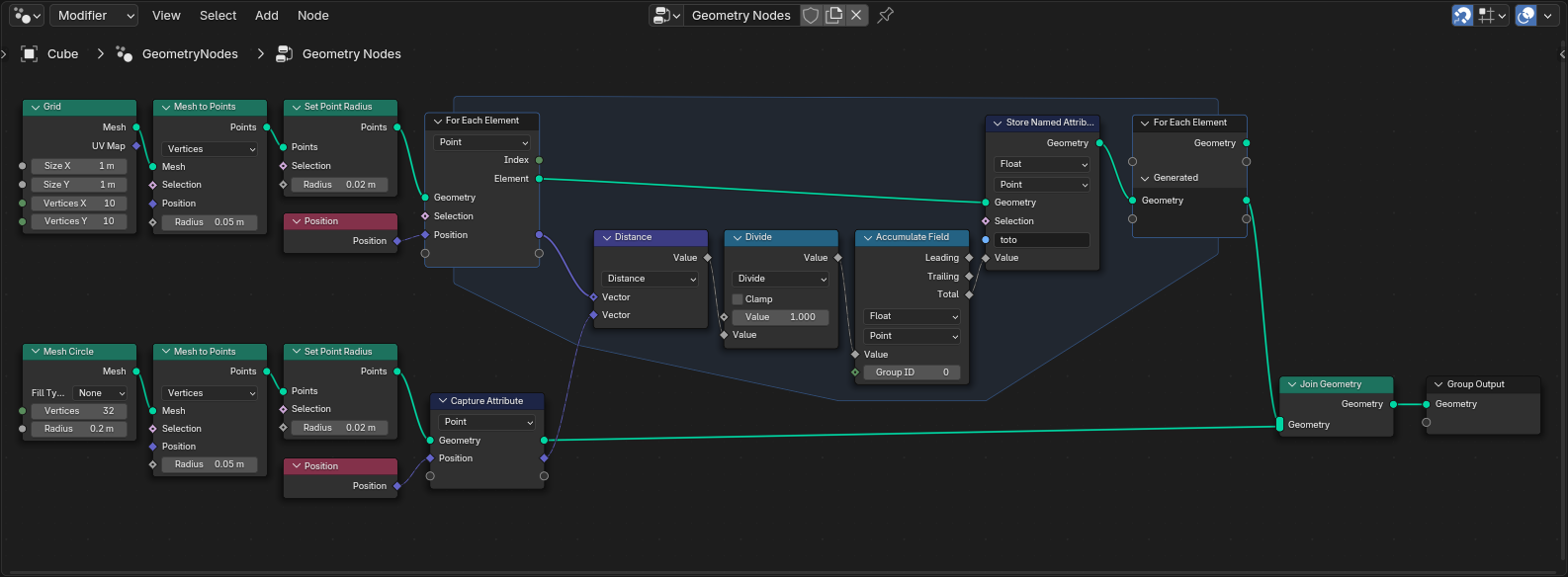 node tree