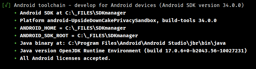 When I Start To Run Flutter Doctor It Say X Android SDK File Not Found ...