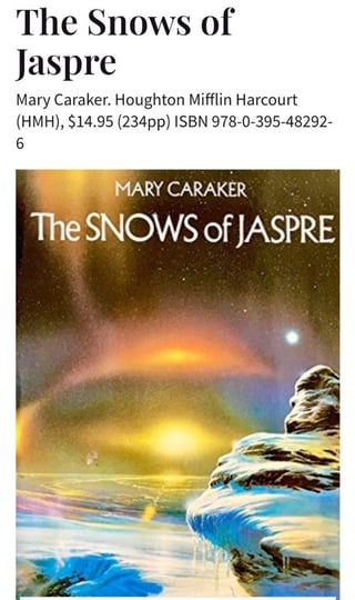 Front cover of The Snows of Jaspre