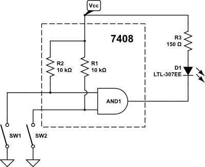 The right configuration, with inverted output