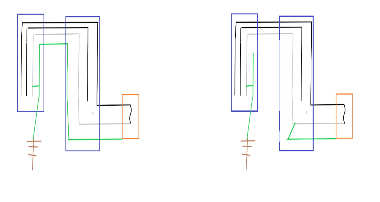 3 vs 4 wire panel to sub panel with load.