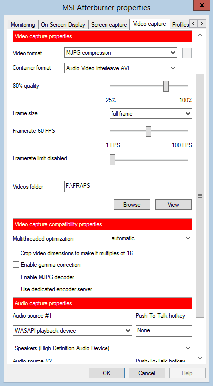 msi settings