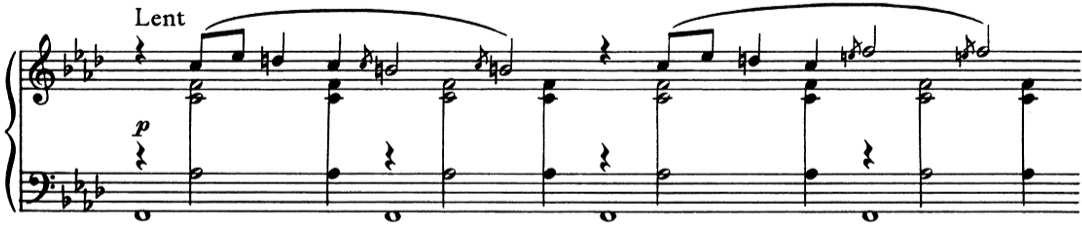 Satie Gnossienne #1, line 1