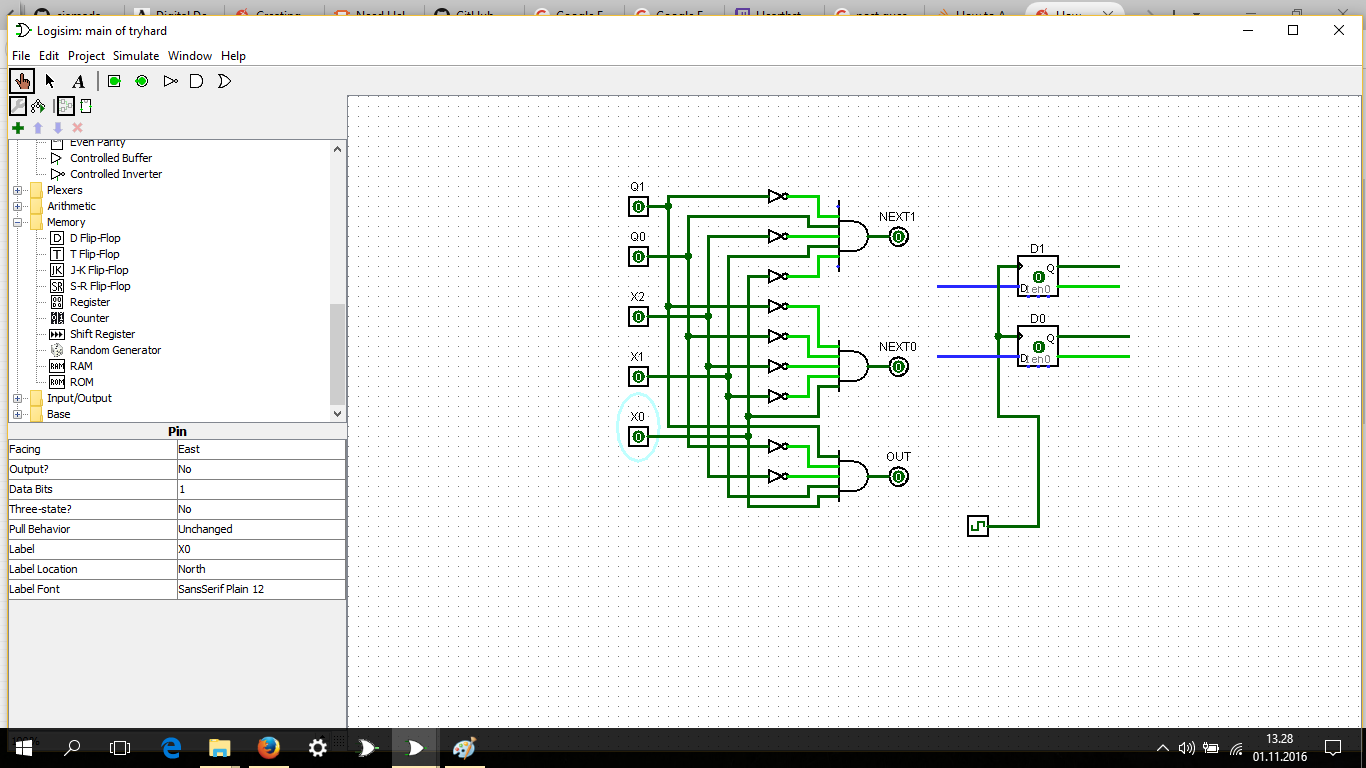 Logisim circuit