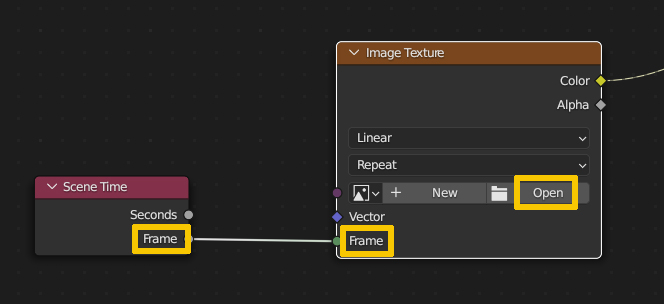 image texture node