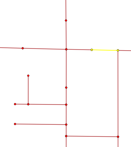 segmented road network