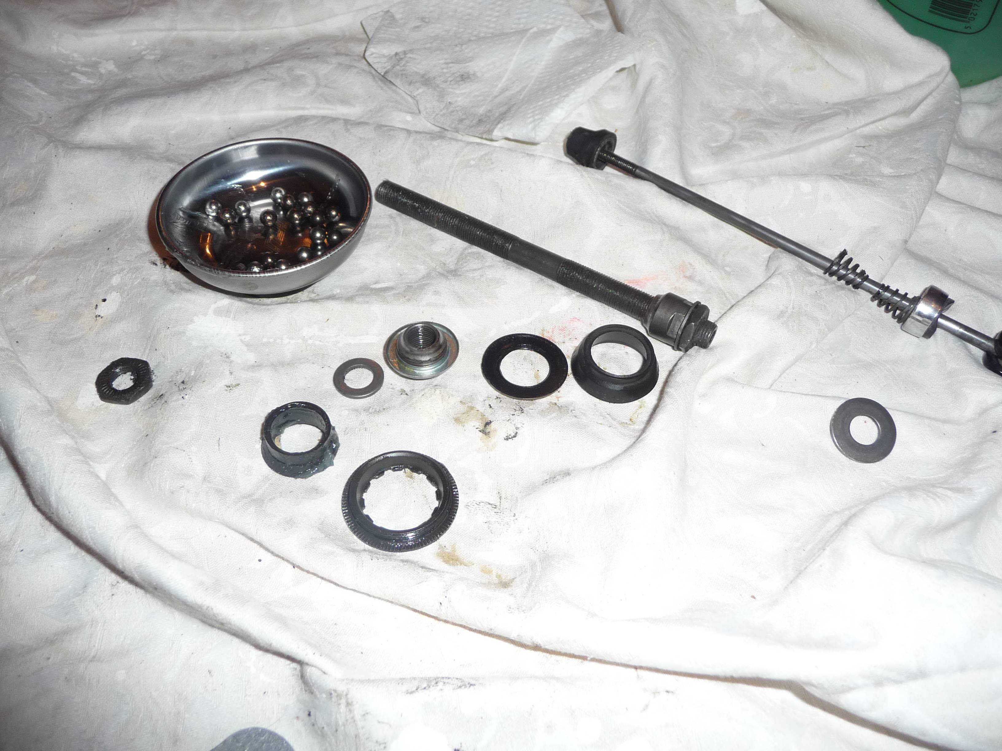 how to reassemble mountain bike rear wheel hub and bearings Bicycles Stack Exchange