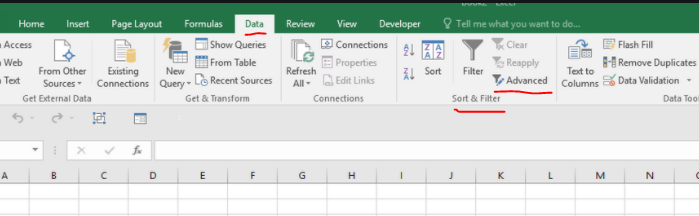 Filter for first unique instance a column in Excel? - Super User