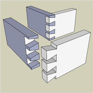 picture of a dovetail joint