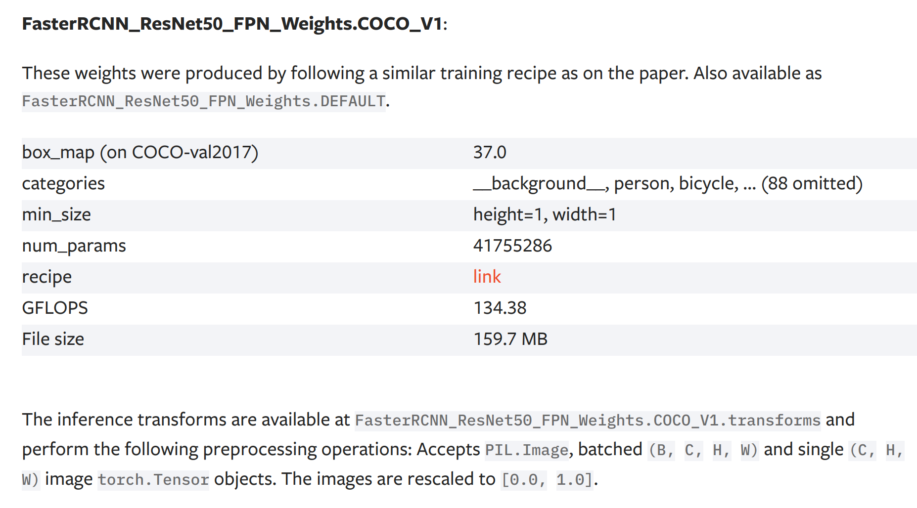 Pytorch - How To Compute The Model Complexity Of FasterRCNNFPN ...