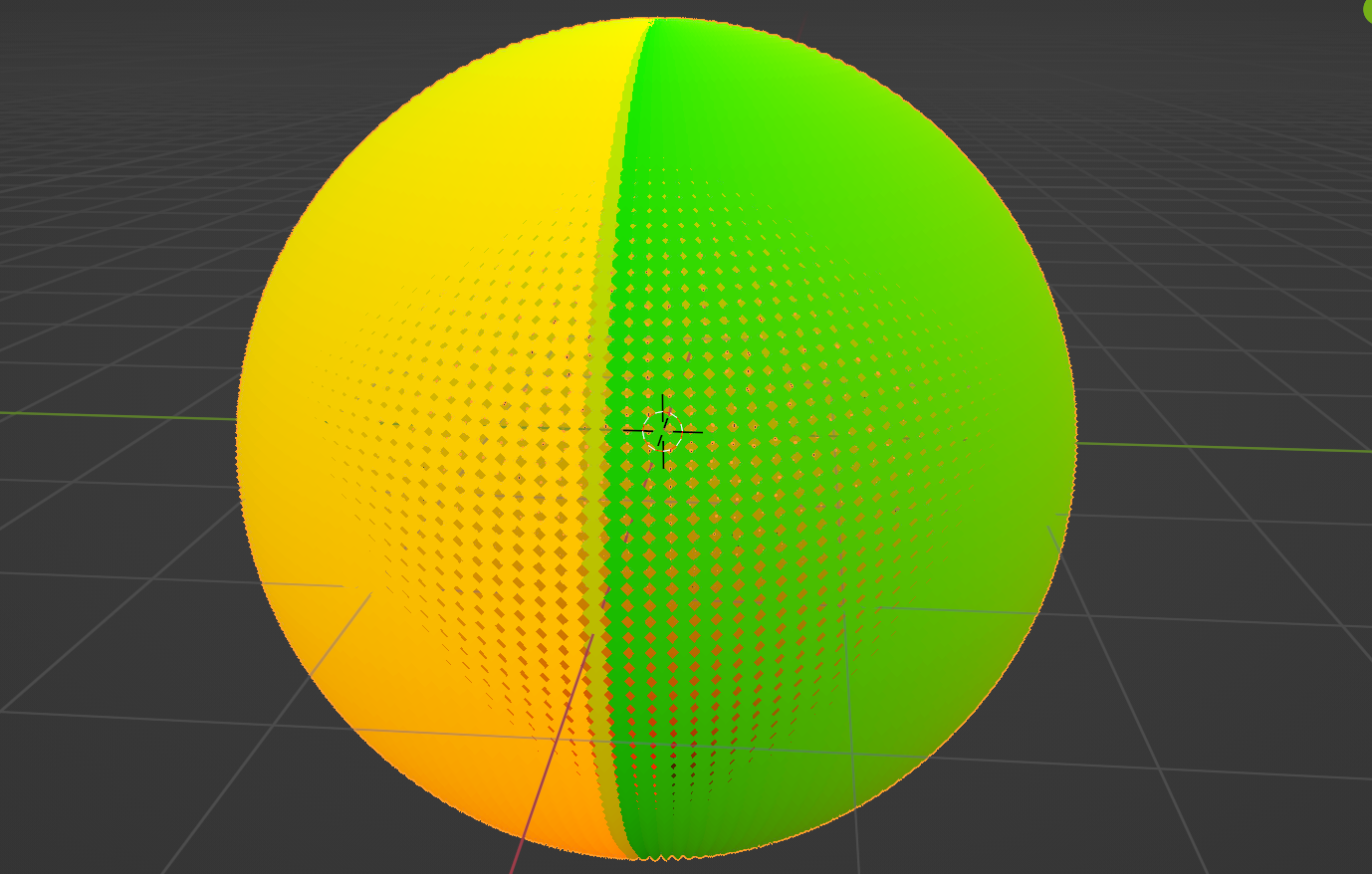 UV sphere with UV cooridnates as colors