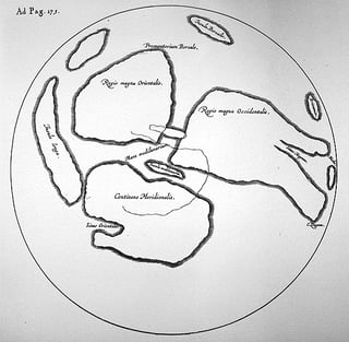 William Gilbert's map of the moon