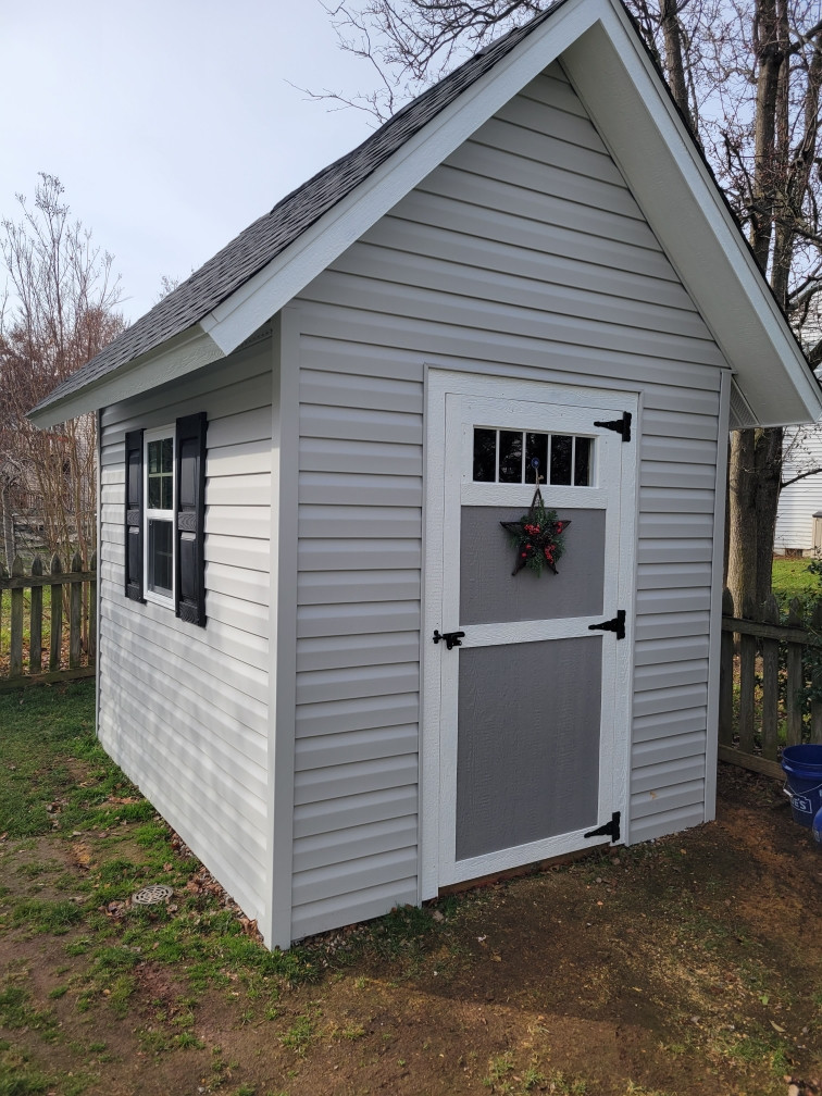 view from outside the shed