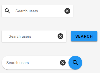 Some example search fields