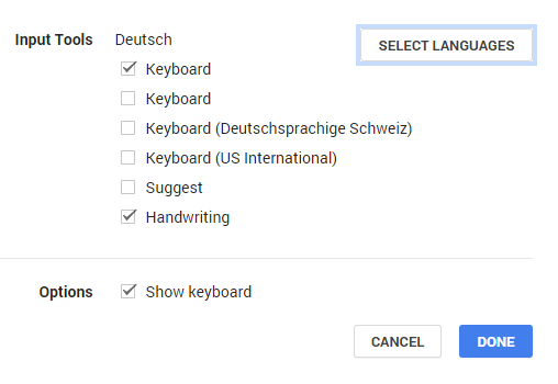 Google Keyboard Settings