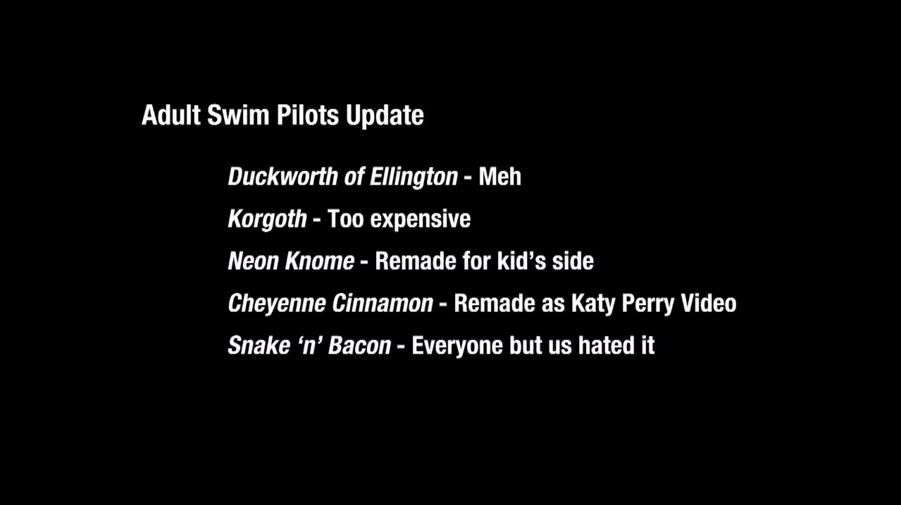 Adult Swim bumper, October 31, 2010