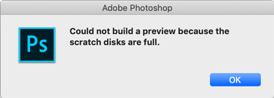 Photoshop says "No"