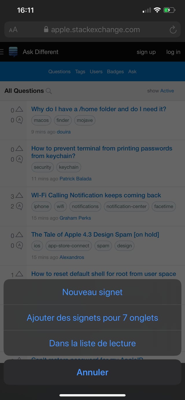 iOS 13 safari update, allows all tabs to be added as bookmarks