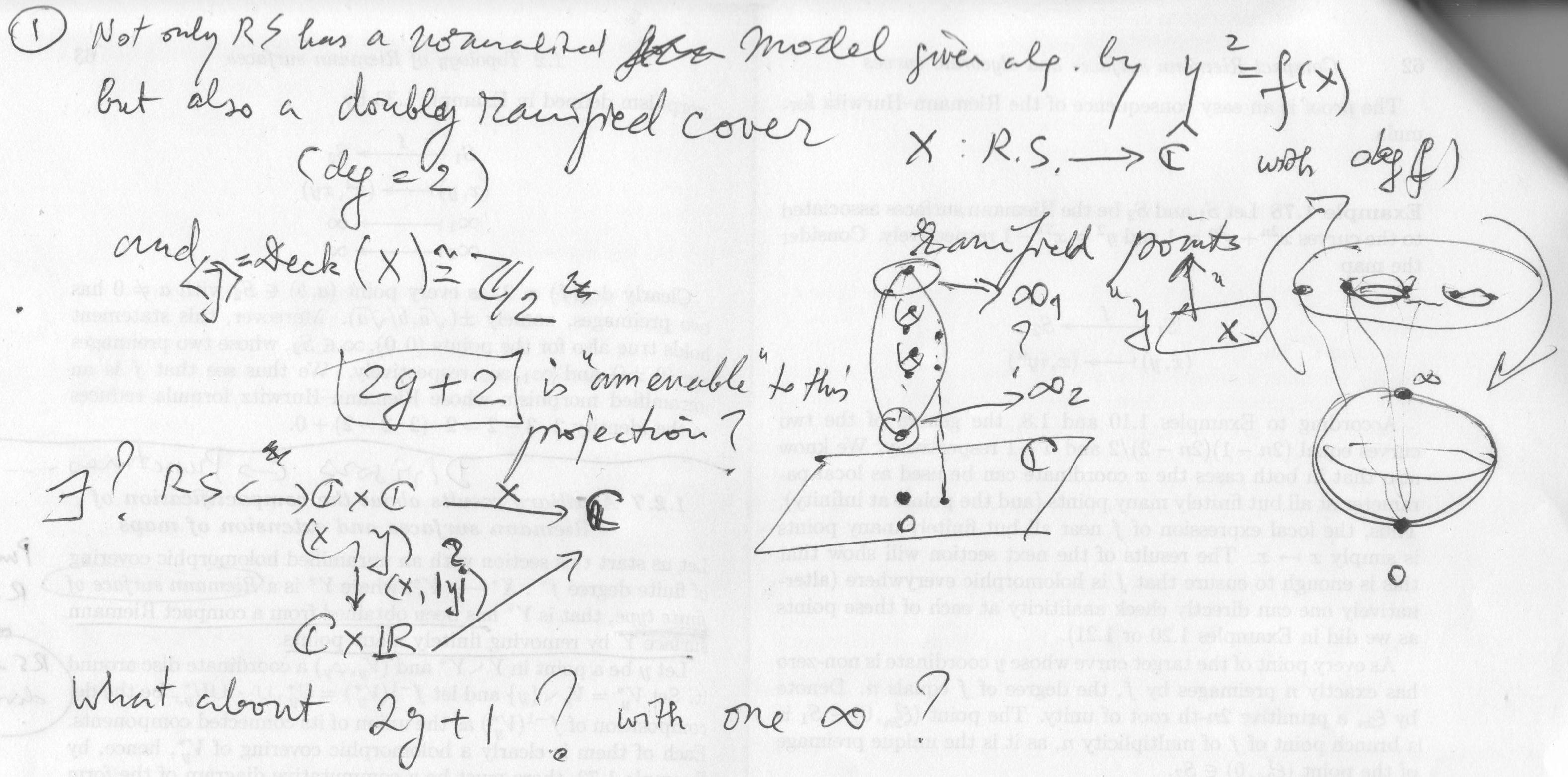 z-axis Flow on a normal model of a RS