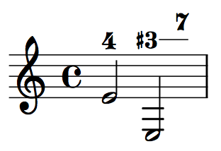 LilyPond output - figured bass fixed