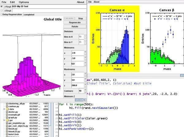 SCaVis IDE is shown here