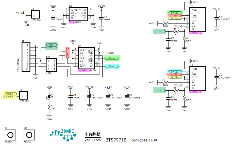 btn module schematic