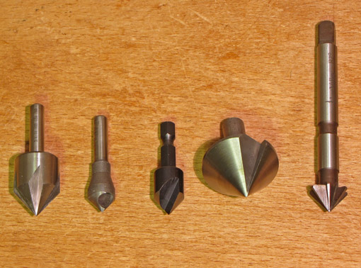 Countersink types