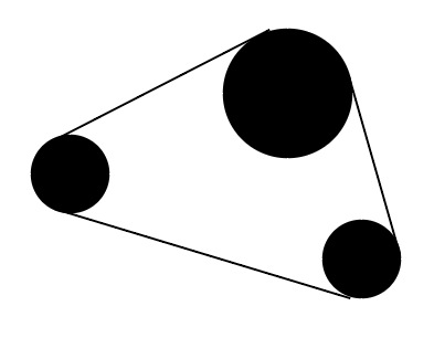 triangle with circle anchors