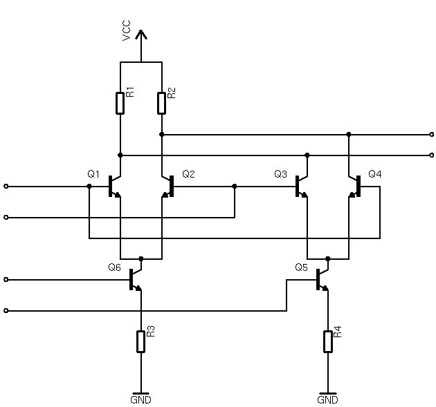 Gilbert cell schematic from Wikimedia Commons