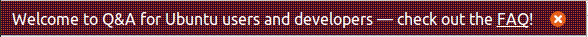 Welcome to Q&A for Ubuntu users and developers — check out the FAQ