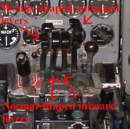 Comet throttle levers