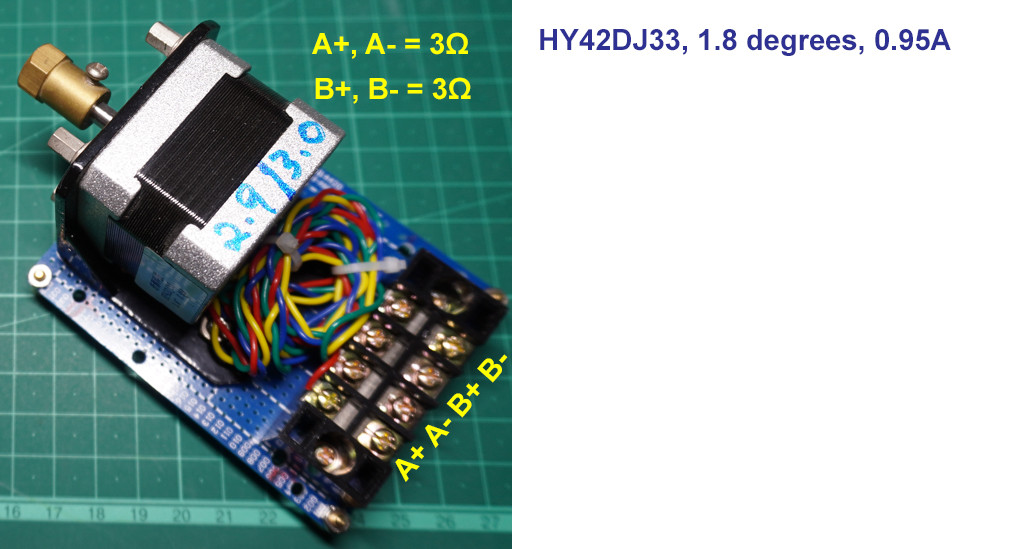 stepper motor resistance