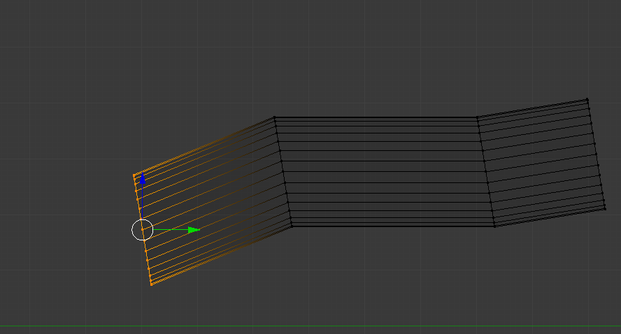 Second picture shows that same cylinder in orthographic from the side, and has been extruded twice, in neither case along a local or global standard x, y or z axis. they have been extruded in the z and y dimensions.