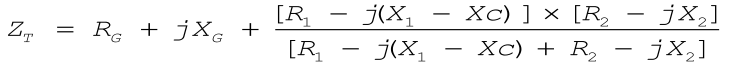 Impedance expression