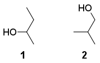 1: 2‐butanol; 2: isobutanol