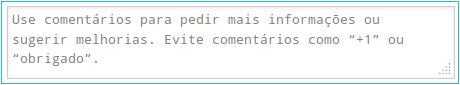 Captura de Tela - placeholder nos comentários a respostas