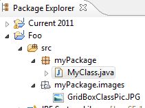 Eclipse Package Explorer Image