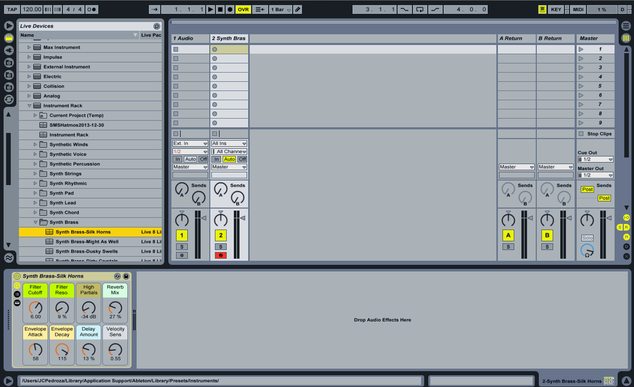 Ableton Live Instrument Rack