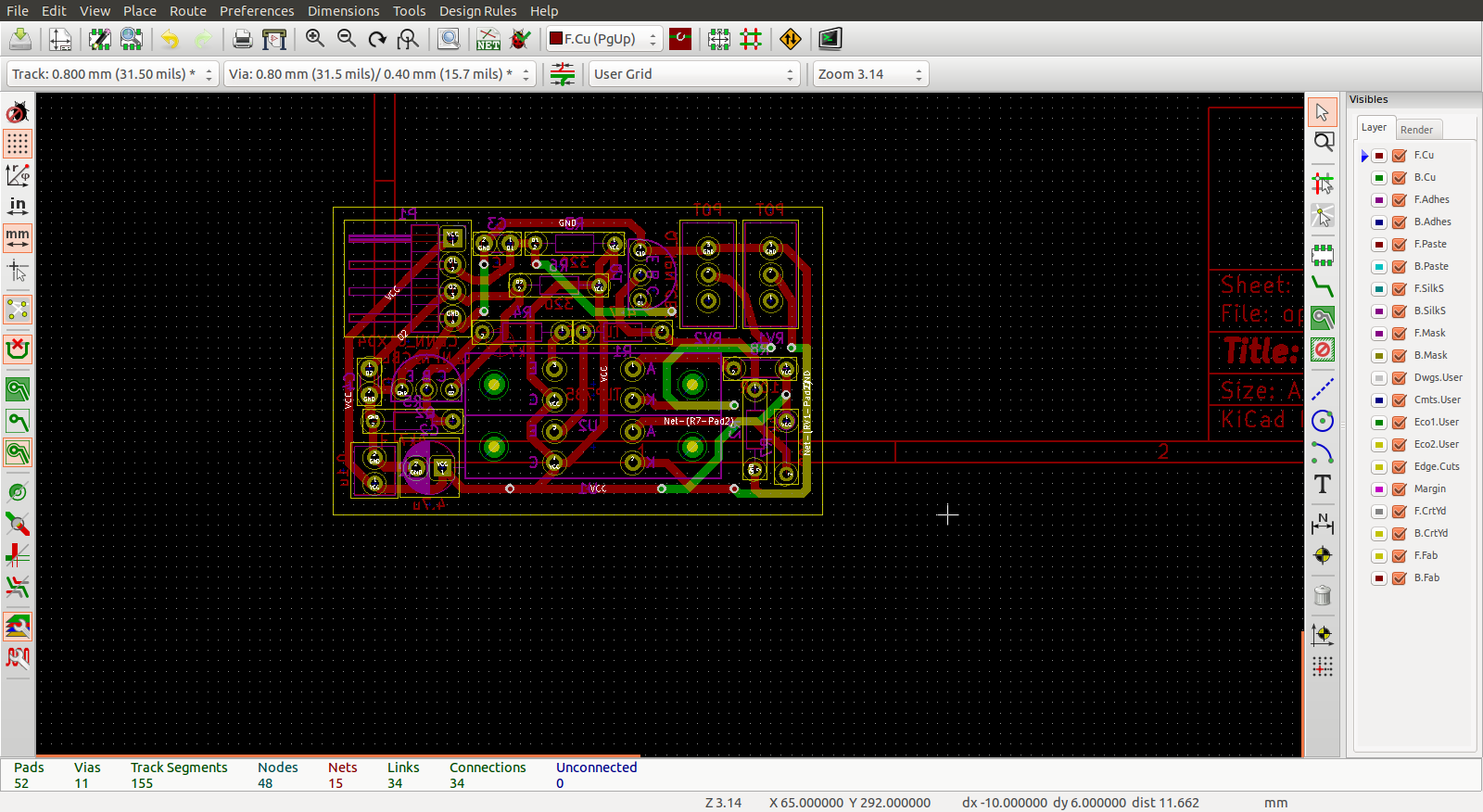 Kicad принципиальные электрические схемы