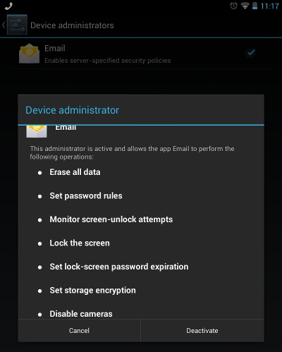 Device Administrators