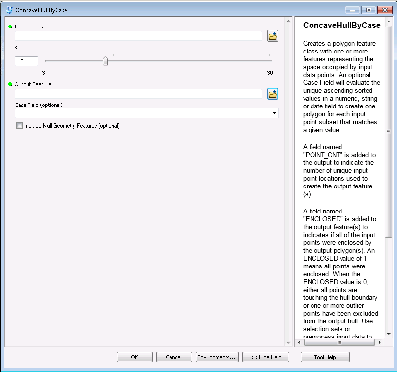 Convex Hull By Case Interface