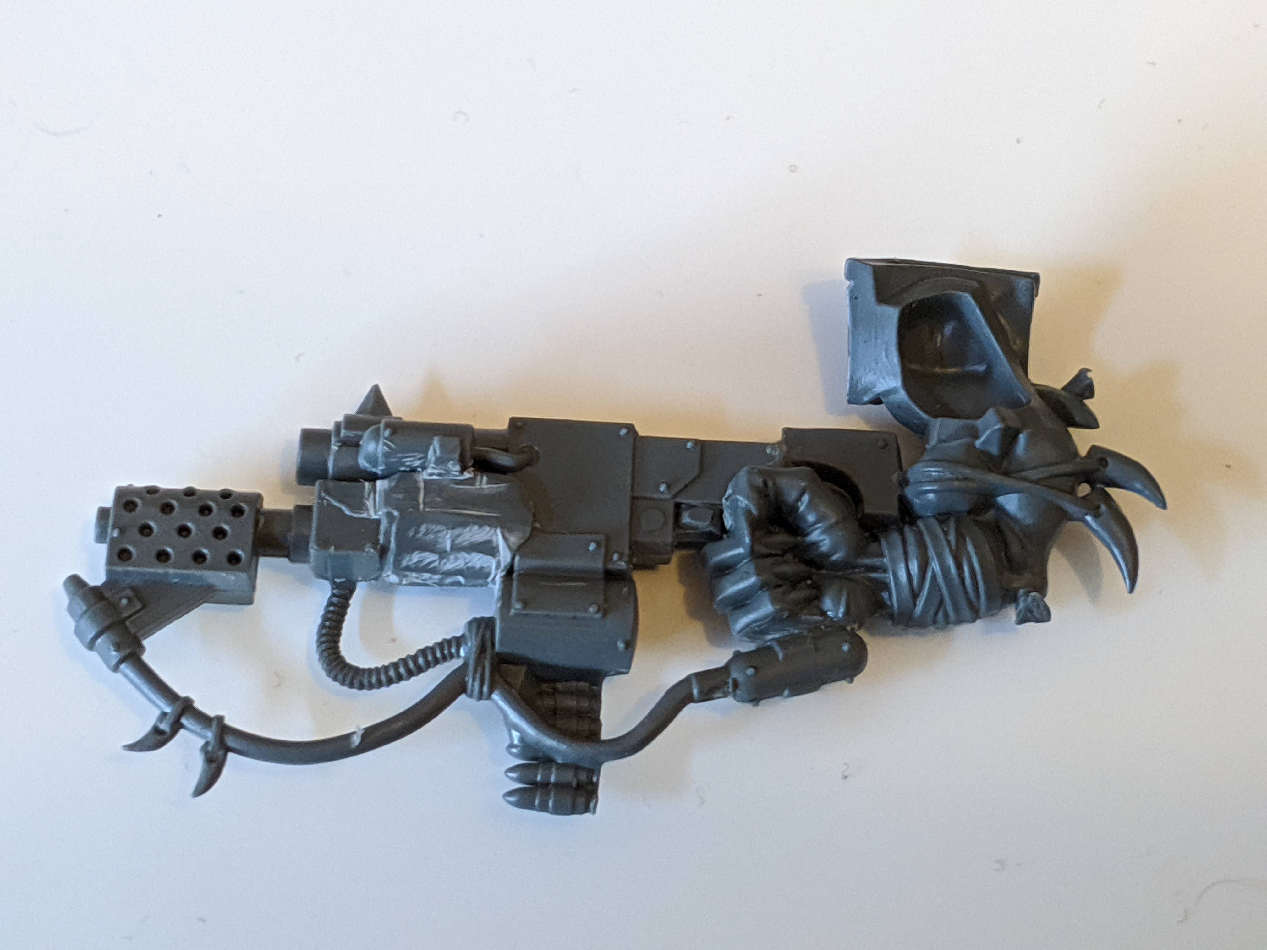 Picture of the Ork Warboss Arm from the Back