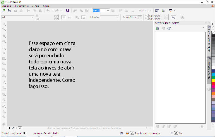 Postei um exemplo do programa Corel Draw para mostrar apenas o que estou querendo e melhorar o entendimento de vocês