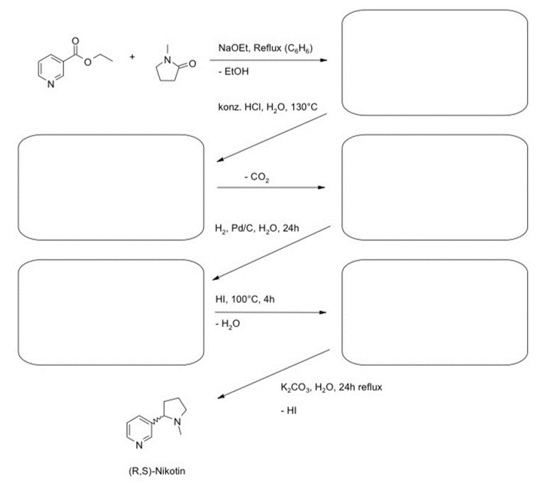 Synthesis of racemic nicotine