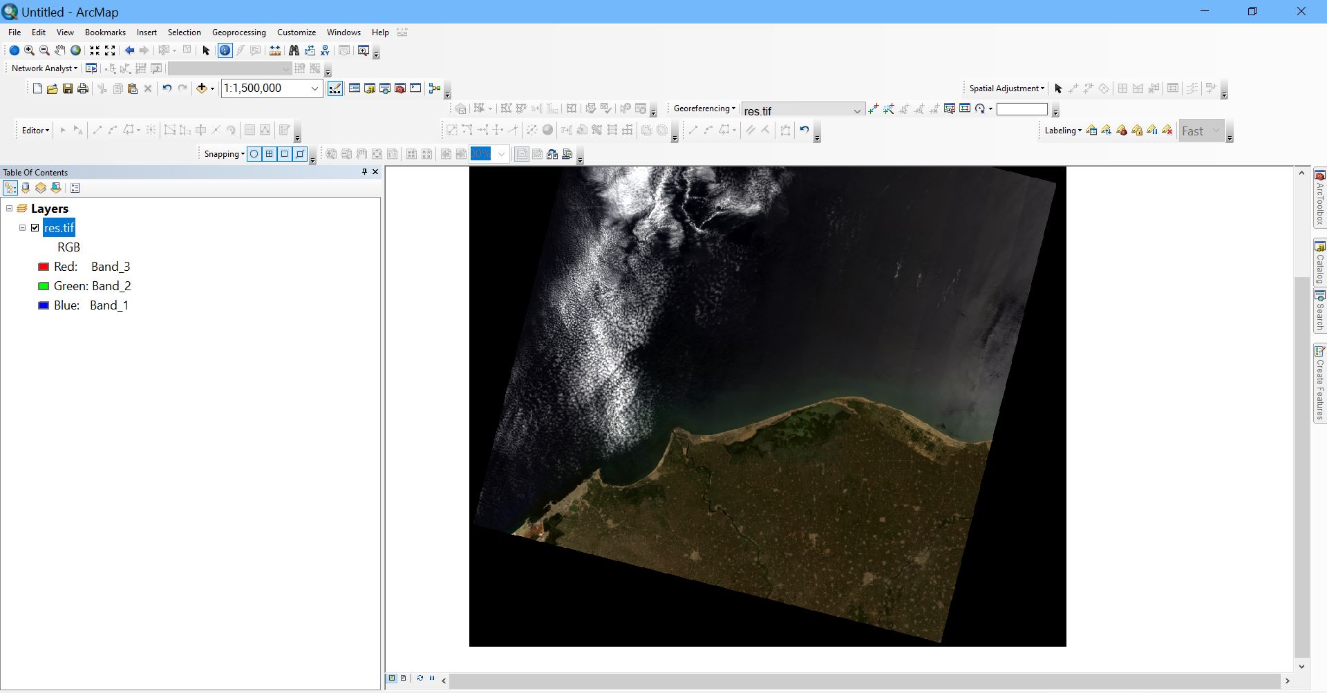 This how it looks in ArcMap