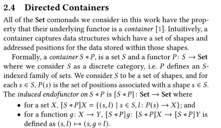 directed container