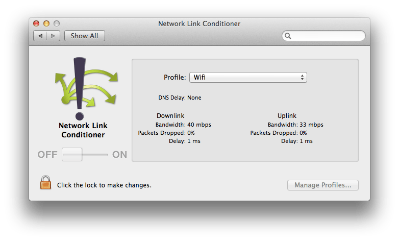 Network Link Conditioner