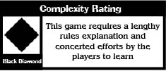 These games cross the realm into 'gamer's games'. They typically can last over two hours and require a significant amount of mental effort to learn. Though the games are manageable enough to play strategically in one play.