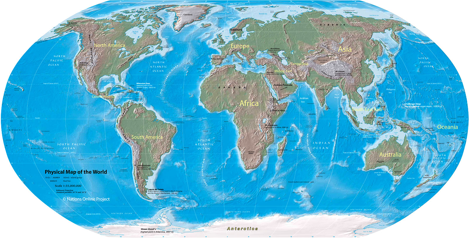 World Mountain Ranges