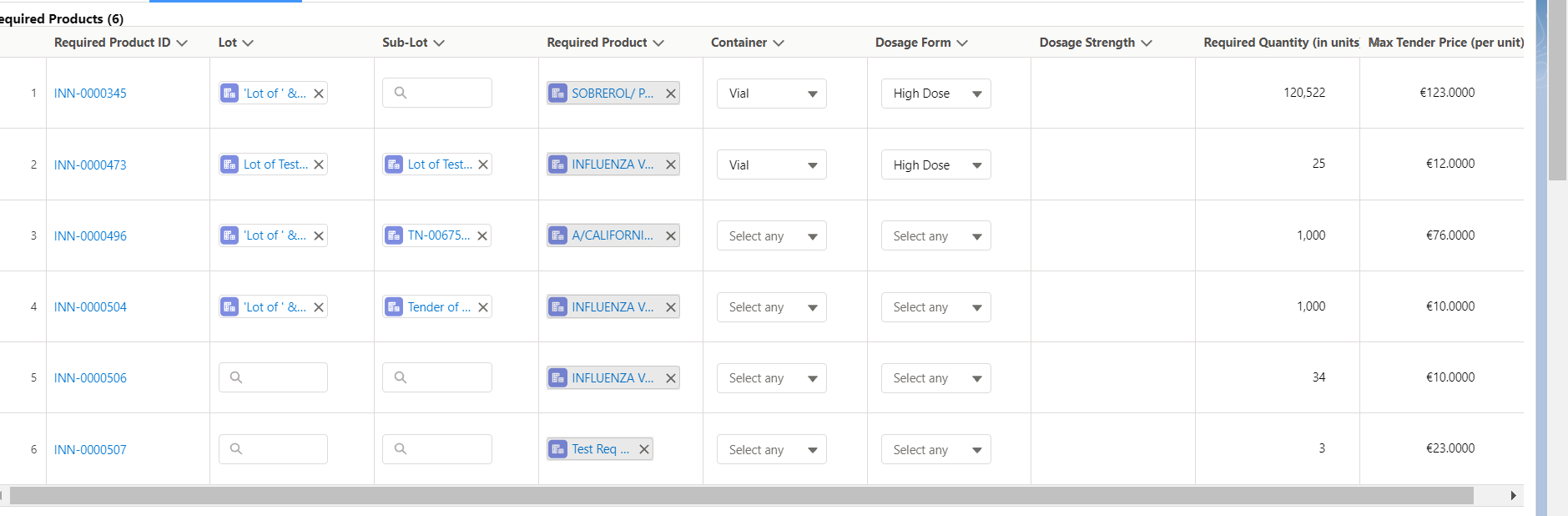 Custom Data Table showing lookup and Picking in inline editing